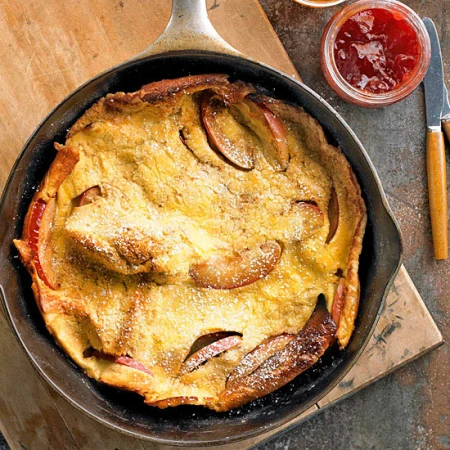 پنکک با مغز سیب