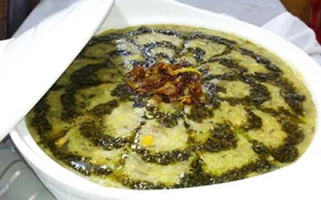 آش سبزی شیرازی