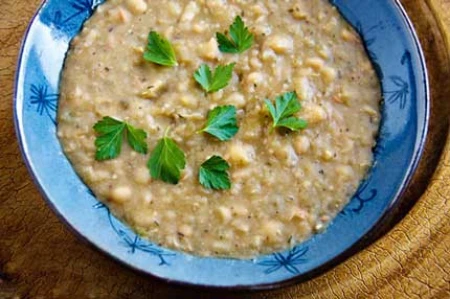 پوره لوبیا سفید