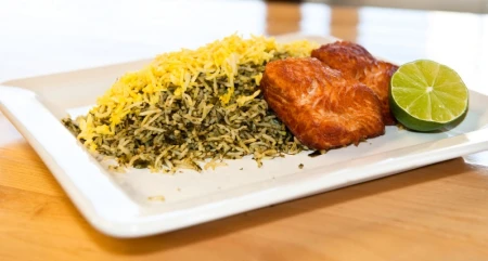 سبزی پلو با ماهی