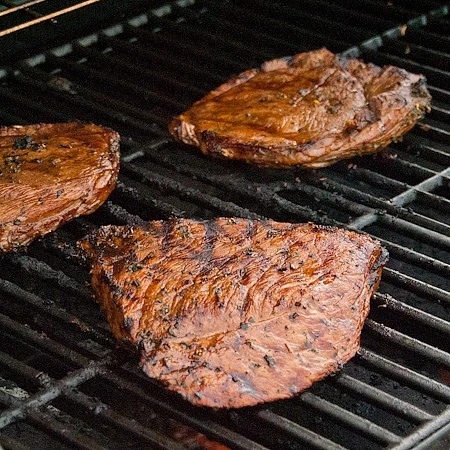 استیک خوشمزه طعم دار شده