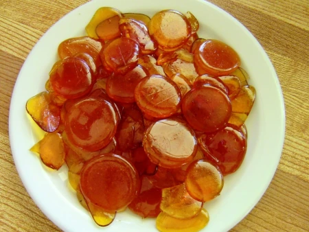 ابنبات پولکی زعفرانی