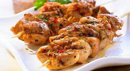 کباب کشمیری با سس مخصوص