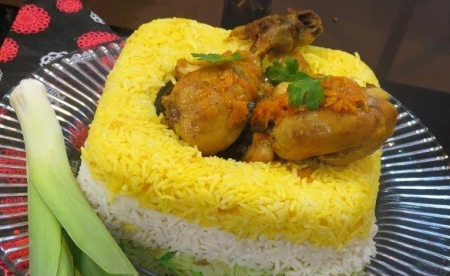 تره فرنگی پلو