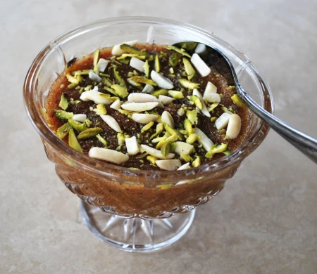 حلوا با آرد سمولینا