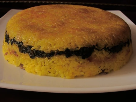 ته چین اسفناج