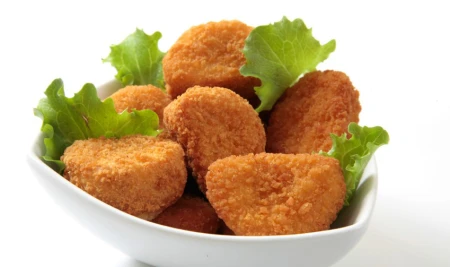 ناگت مرغ با پنیر